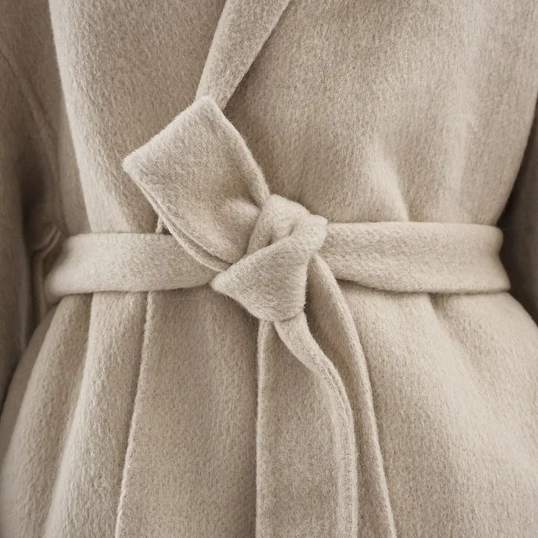 Evioleta | High Quality Overcoat with Fluffy Sleeves