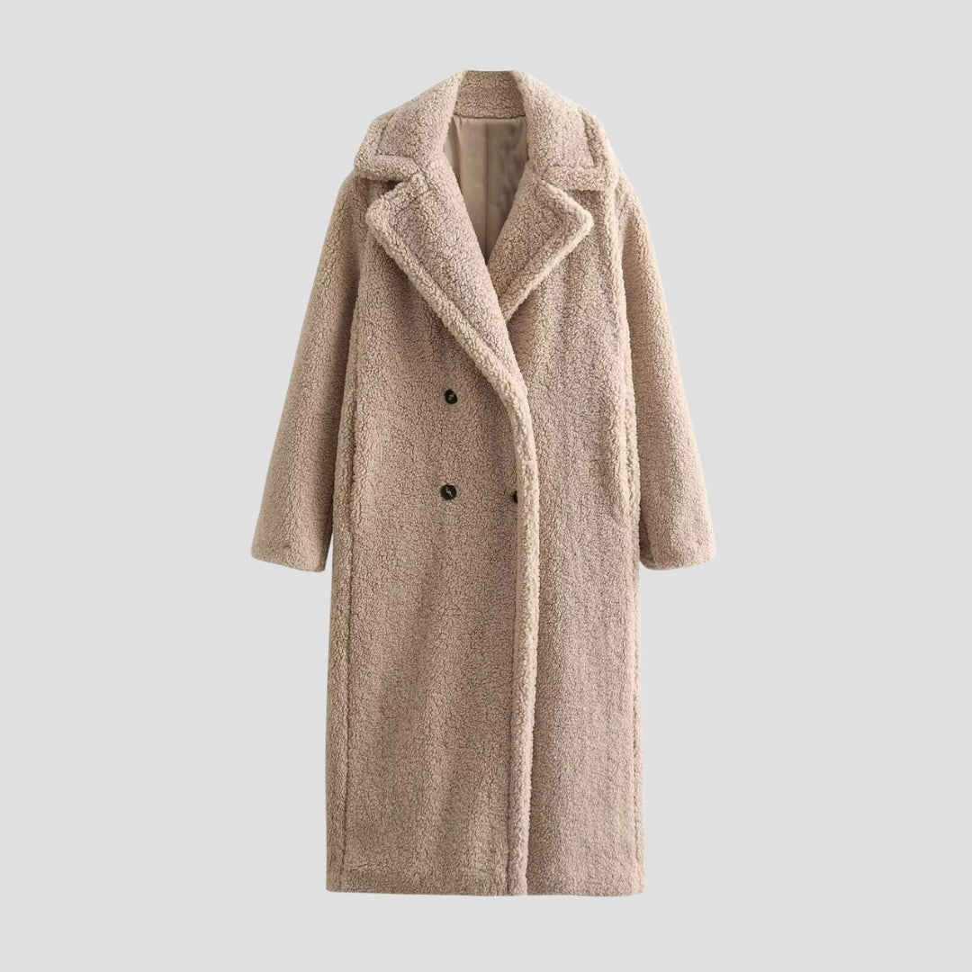 Evioleta | Long Warm Vintage Teddy Coat