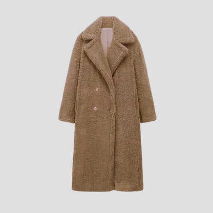 Evioleta | Long Warm Vintage Teddy Coat