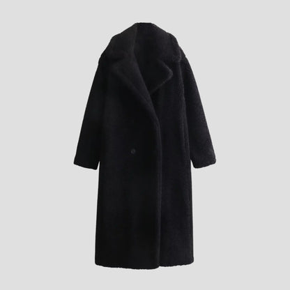 Evioleta | Long Warm Vintage Teddy Coat