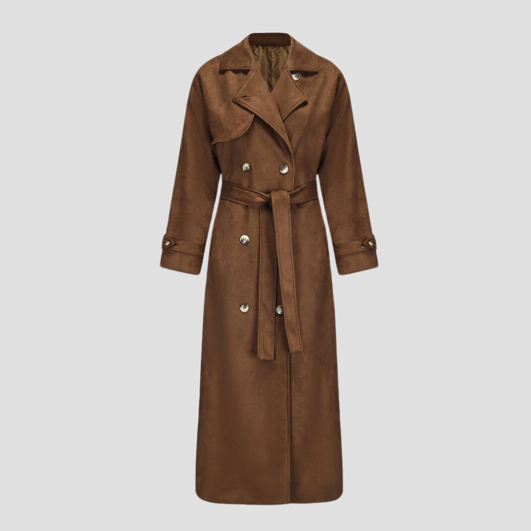 Evioleta | Long Vintage Soft Trenchcoat