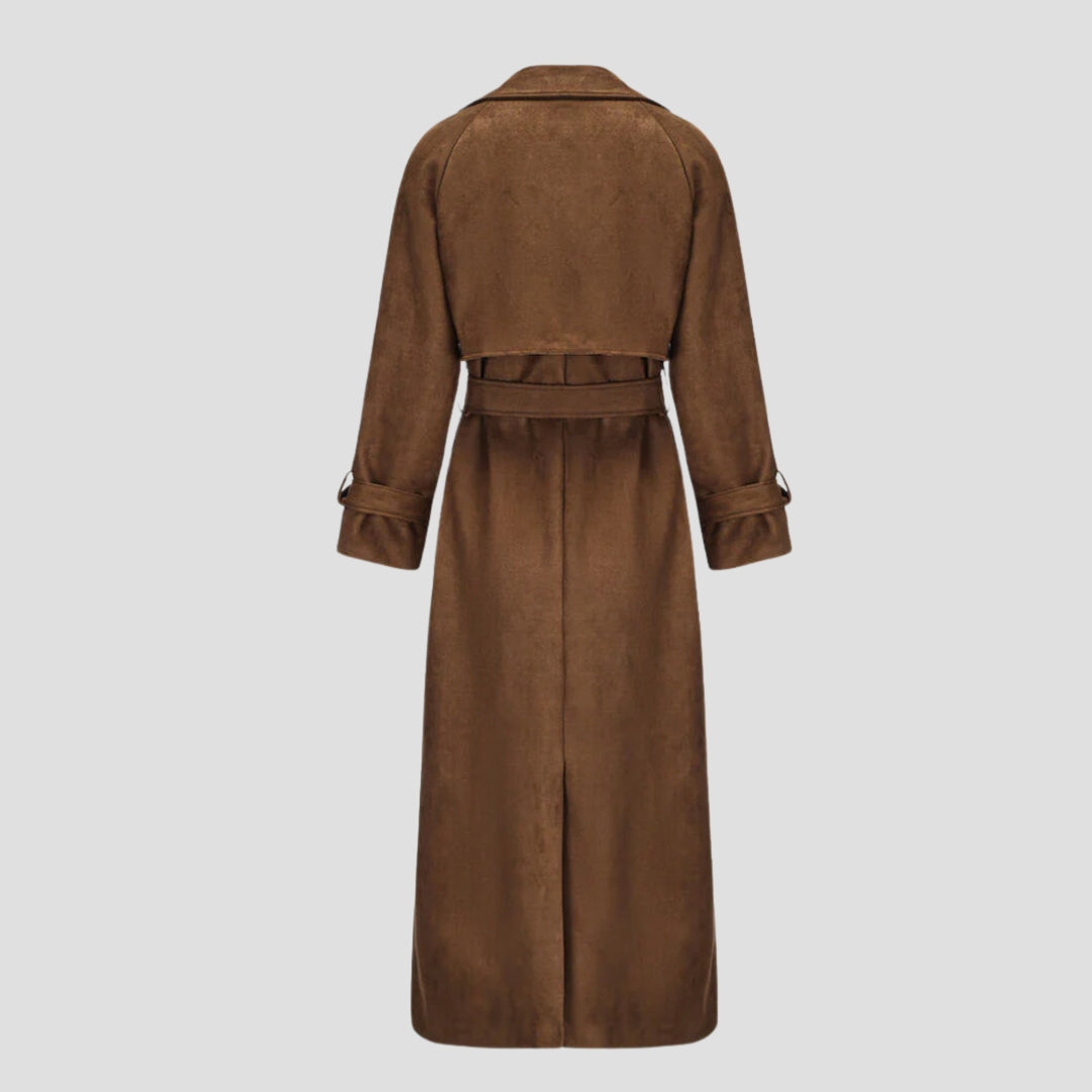 Evioleta | Long Vintage Soft Trenchcoat