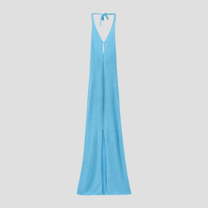 Evioleta | Elegant Long V-neck Beach Dress