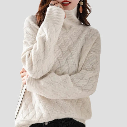 Evioleta | Chique Soft Long Sleeve Turtleneck Pullover