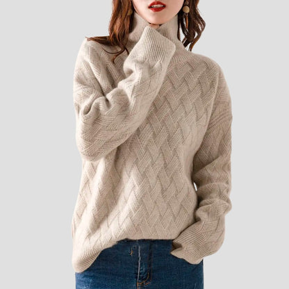 Evioleta | Chique Soft Long Sleeve Turtleneck Pullover