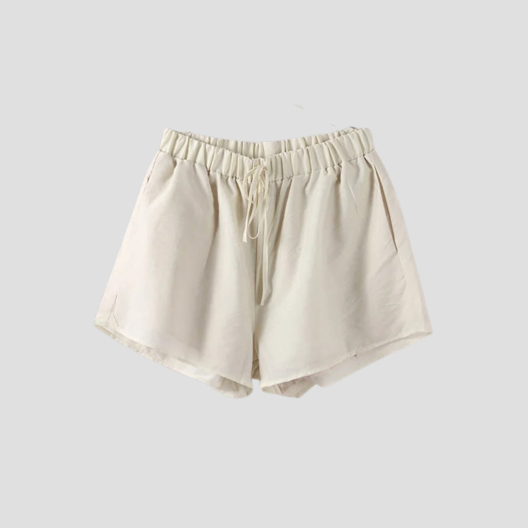 Evioleta | Light Two Piece Ruffled Set - Shorts & Blouse