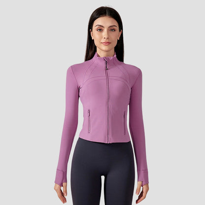 Evioleta | Premium Fit Zip-up Soft Yoga Jacket