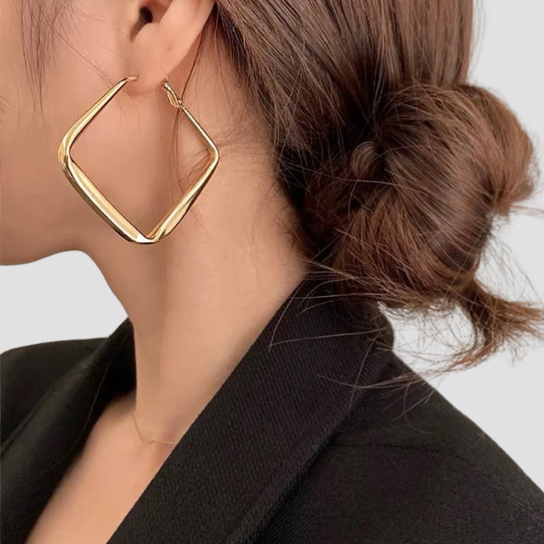 Evioleta | Big Square Hoop Earrings