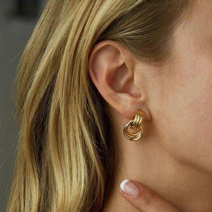 Evioleta | Elegant Gold Earrings