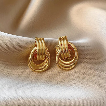 Evioleta | Elegant Gold Earrings