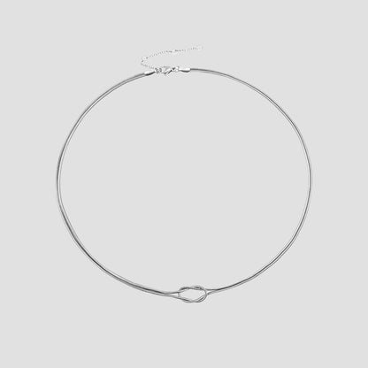 Evioleta | Minimalistic Necklace with forever knot