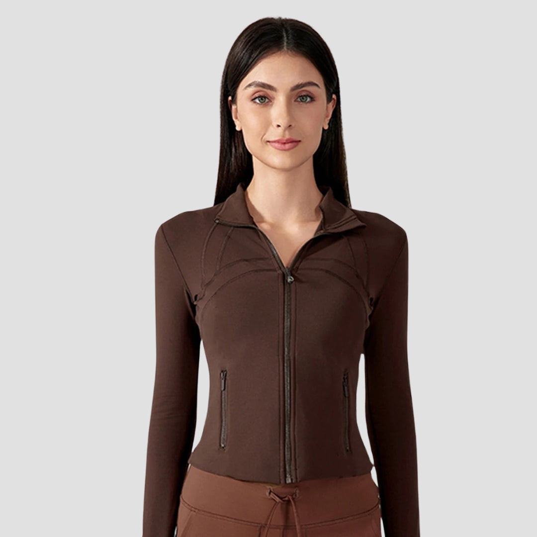 Evioleta | Premium Fit Zip-up Soft Yoga Jacket