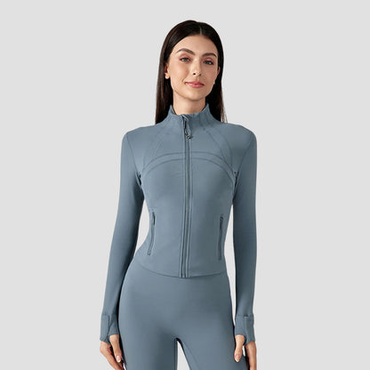 Evioleta | Premium Fit Zip-up Soft Yoga Jacket