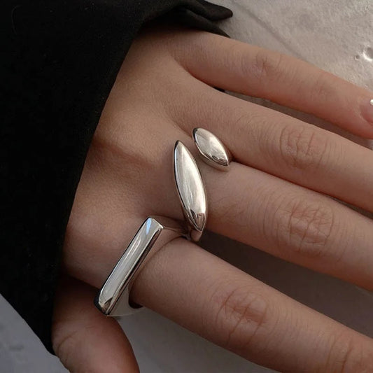 Evioleta | Special Elevated Basics Ring - Set