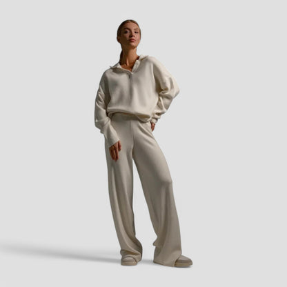 Evioleta | Soft Comfortable Two Piece Polo Jumper Set