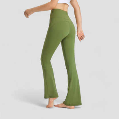 Evioleta | High Waisted Flared Soft Yoga Pants