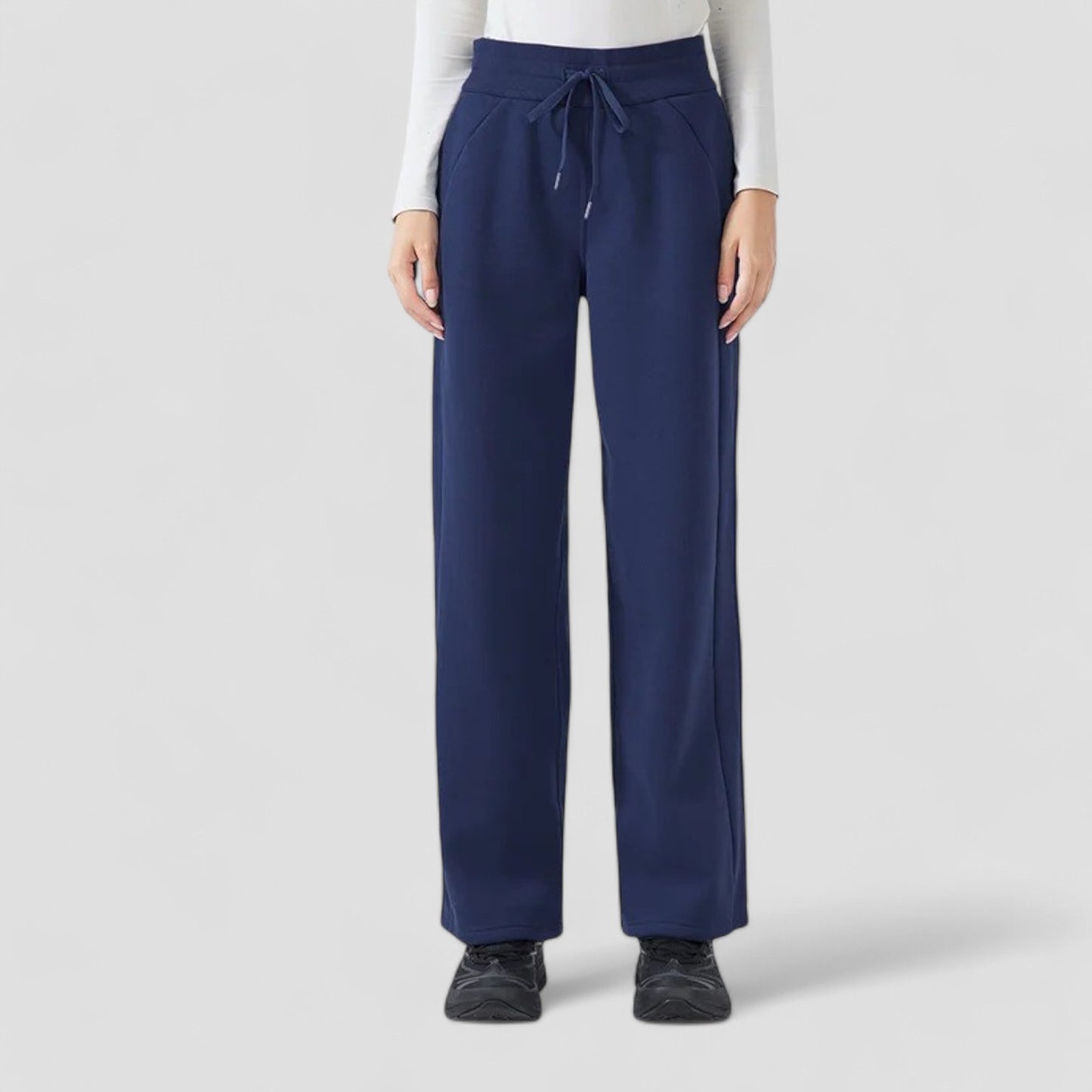 Evioleta | High Waisted Wide Leg Jogging Pants