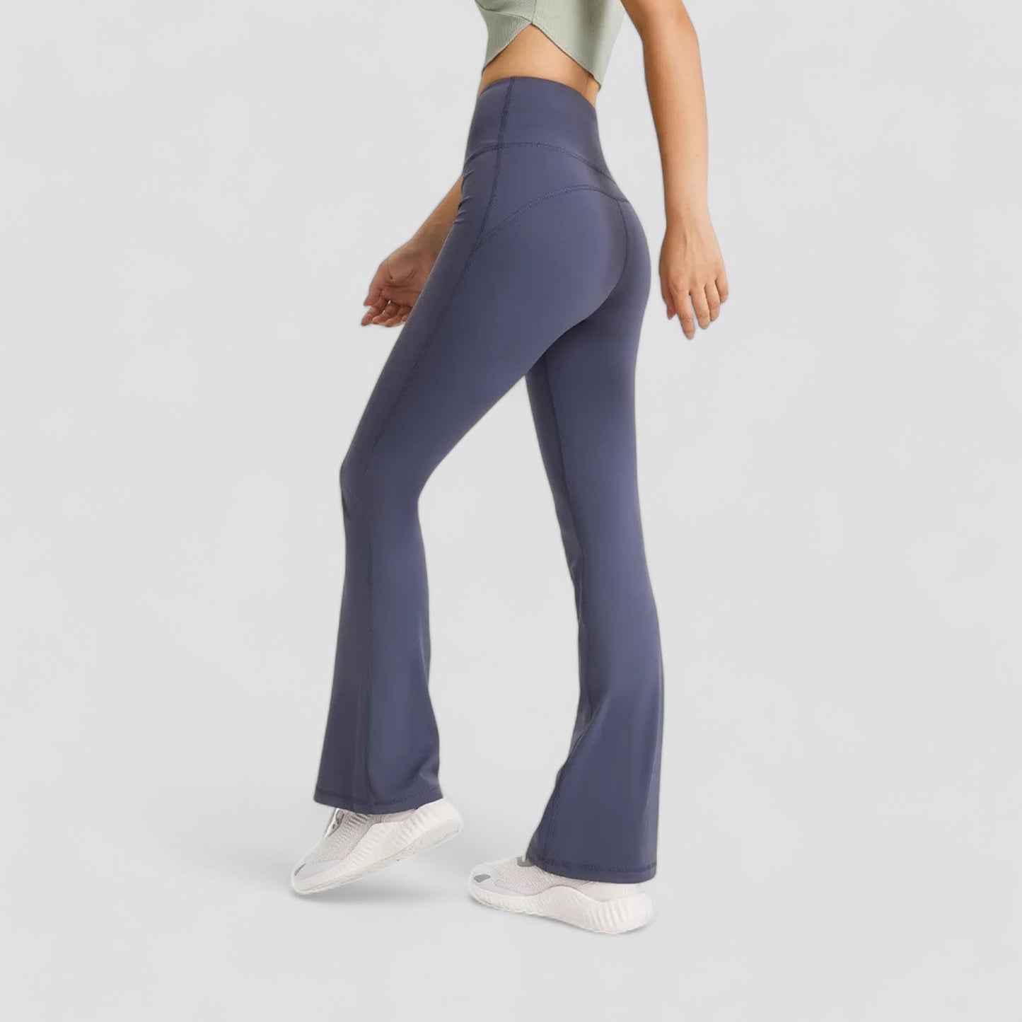 Evioleta | High Waisted Flared Soft Yoga Pants